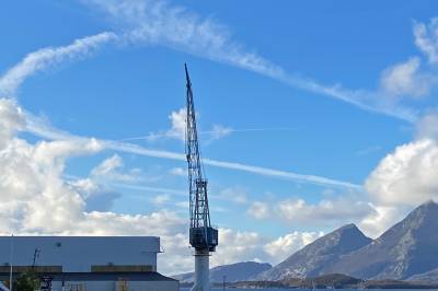 Nato-fly øver over Helgeland