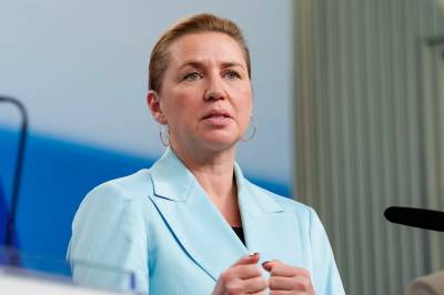 Danmarks statsminister møter pressen