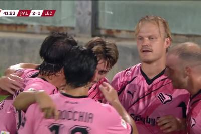 Joel Pohjanpalo med mål mot Lecce