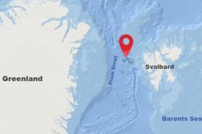 Væske strømmer ut fra jordas indre nær Norges dypeste hull