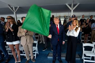 Trump til stede under Dennis Hauger-løp