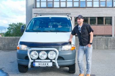 På sin sjuande Hiace: – Det er sjukt sært