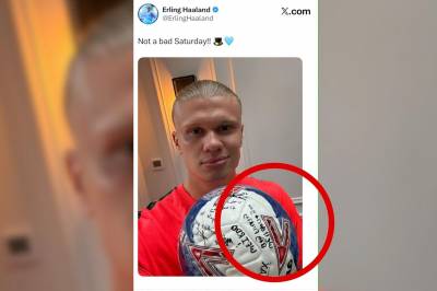 Detaljen på ballen vekker oppsikt