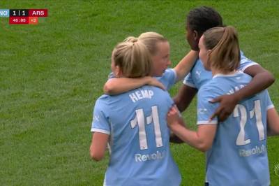 Hemp med scoring for Manchester City