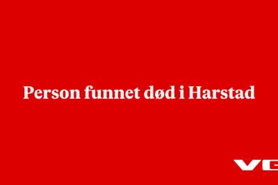Person funnet død i Harstad 