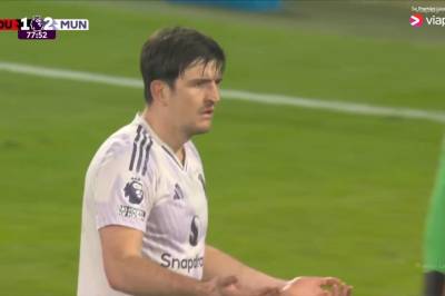 Maguire utvist da seieren glapp for Manchester United