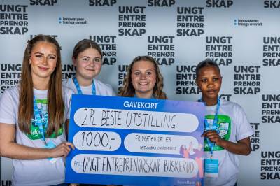 Lokale elever på pallen