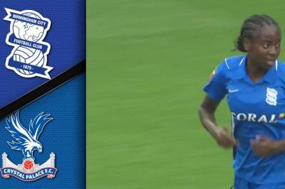 Se høydepunktene fra Birmingham City WFC - Crystal Palace