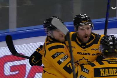 Jonathan Davidsson med mål mot IF Björklöven