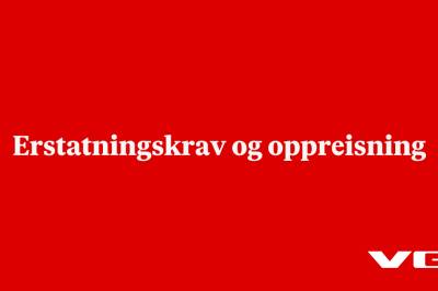 Erstatningskrav og oppreisning