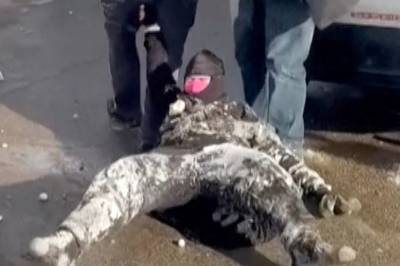 Voldsom ICE-pågripelse: – Slipp henne fri!