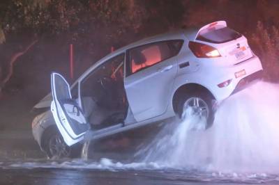 Slik endte kjøreturen