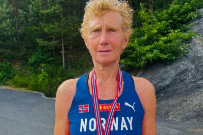 Nordisk mester fra Kragerø: Aslaug kastet imponerende 11,78 meter