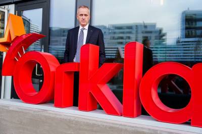 Orkla med lavere inntekter enn forventet i første kvartal