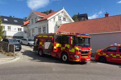 Rykket ut til brann i sentrum