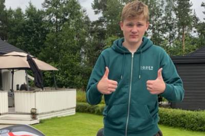 Aron (16) døde i MC-ulykke