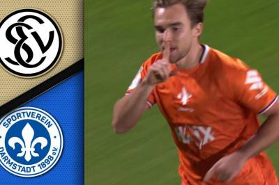 Se høydepunktene fra SV 07 Elversberg - SV Darmstadt 98