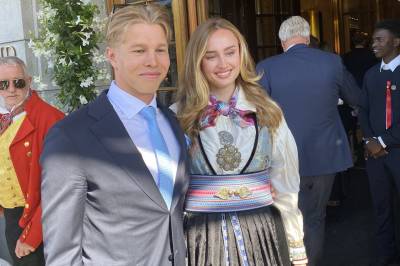 Kjendisene feiret 17. mai på Grand Hotel