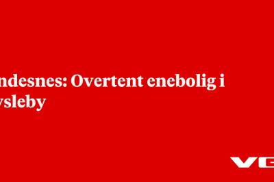 Lindesnes: Overtent enebolig i Øysleby