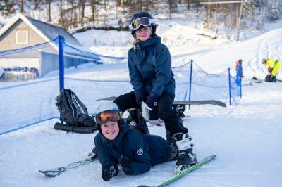 Høyt og lavt i alpinbakken