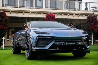 Elbilen Lamborghini Lanzador droppes