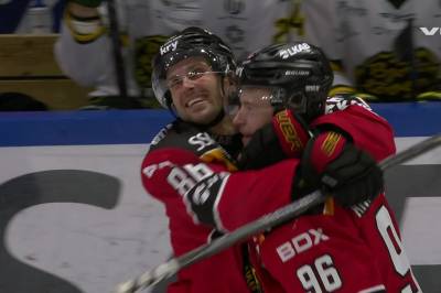 Pontus Andreasson med mål mot IF Björklöven