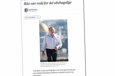 Aftenposten ble lurt. Publiserte leserinnlegg av falsk person.