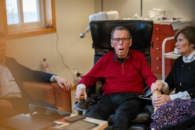 I fjor syklet Halvar flere mil – nåkan han ikke gå, spise eller snakke