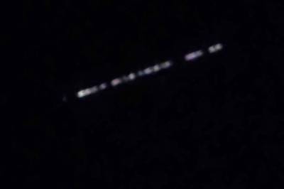 Meldinger om mystisk lys på himmelen