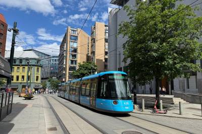 Strømbrudd: Trikken står