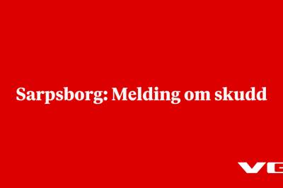 Sarpsborg: Melding om skudd 