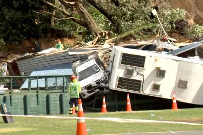 Jordskred traff campingplass – ni kan være savnet