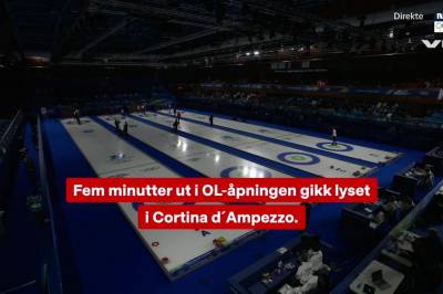 Lyset gikk under OL-åpningen