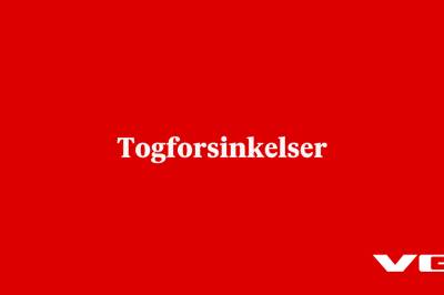 Togforsinkelser