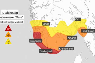 Siste fra meteorologen. Sjekk når stormen treffer.
