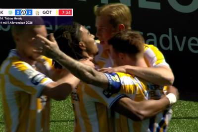 Tobias Heintz med mål mot Västerås