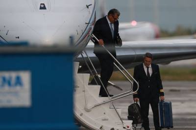 Aziz Akhannouch har landet på Gardermoen