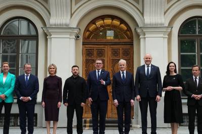 Nordisk-baltiske statsledere med støtte til ukrainsk Nato-medlemskap