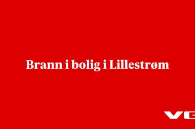 Brann i bolig i Lillestrøm