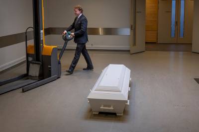 Økende trend: 85-åringen ble begravet i stillhet