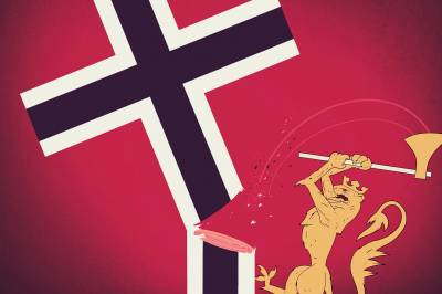 Her lukter kristenmanns blod