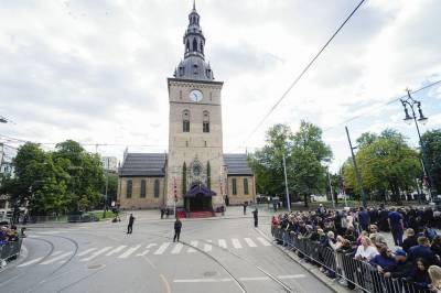 Disse går i prosesjonen fra domirken til Akershus slottskirke