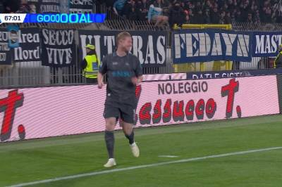De Bruyne med scoring for Napoli
