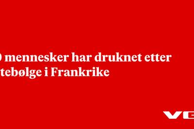 40 mennesker har druknet etter hetebølge i Frankrike