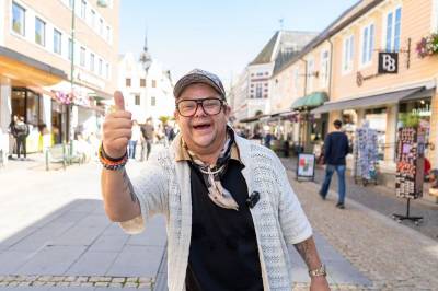 «Tommel opp-mannen» i Kristiansand