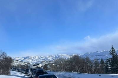 - Kjørte over foten min