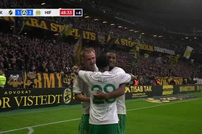Paulos Abraham setter 2-1 mot AIK