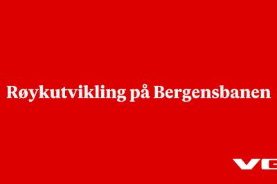 Røykutvikling på Bergensbanen 