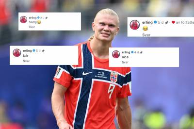 Haaland er overalt i kommentarfeltet