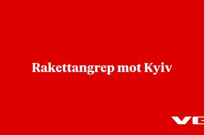 Rakettangrep mot Kyiv
